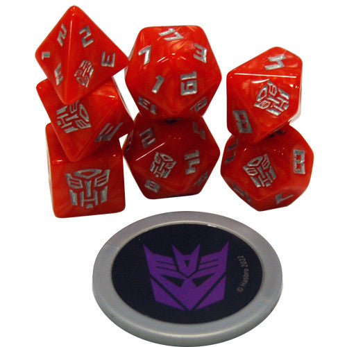 Transformers: RPG - Dice Set (8)