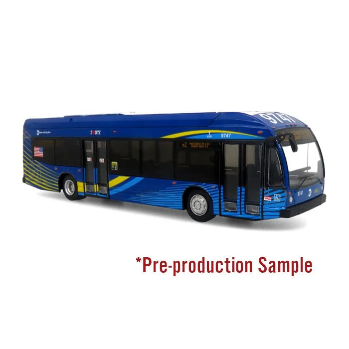 PREORDER Iconic Replicas HO 87-0635 Nova Bus LFSH Transit Bus, MTA New York City