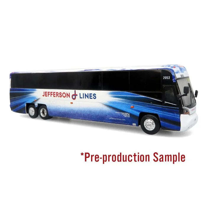 PREORDER Iconic Replicas HO 87-0651 MCI D4520 Coach, Jefferson Lines