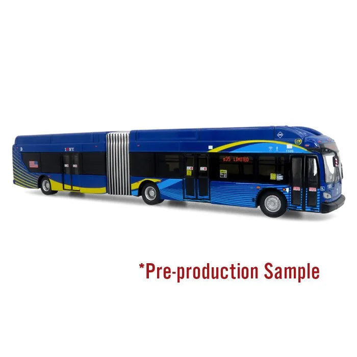 PREORDER Iconic Replicas HO 87-0658 NFI Xcelsior XN60 Articulated Transit Bus, MTA New York City