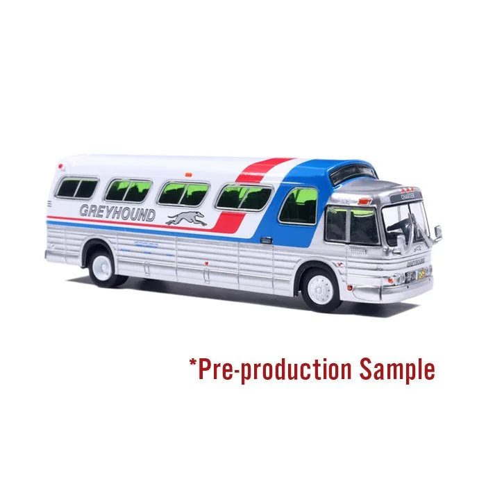 PREORDER Iconic Replicas HO 87-0663 1966 GM PD-4107 Buffalo Coach, Greyhound