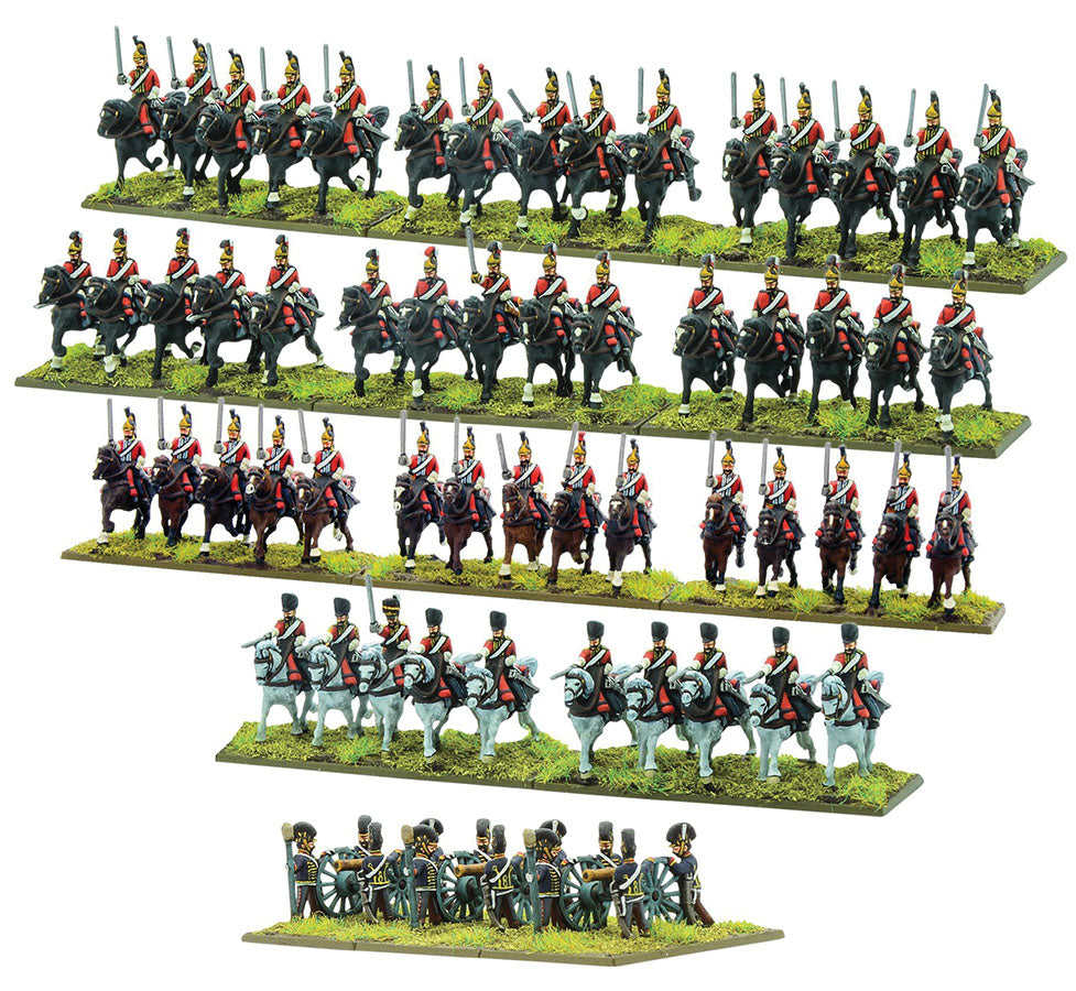 Black Powder: Epic Battles - Waterloo British Heavy Cavalry Brigade (15mm)