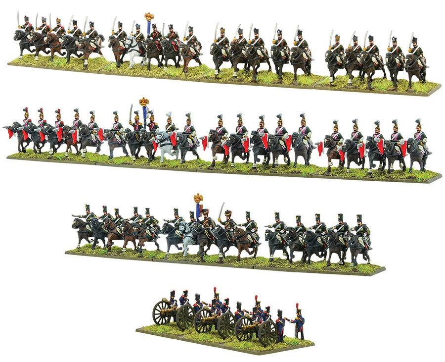 Black Powder: Epic Battles - Waterloo French Light Cavalry Brigade (15mm)