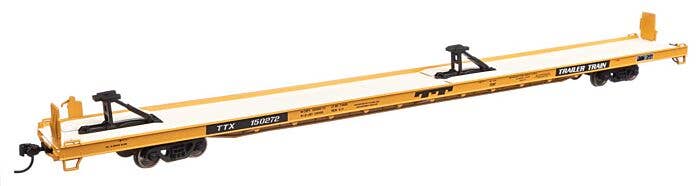 Walthers Mainline HO 5735 89' Channel Side Flatcar, Trailer-Train #150272