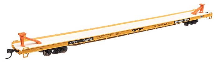 Walthers Mainline HO 5739 89' Channel Side Flatcar, Trailer-Train KTTX #150530