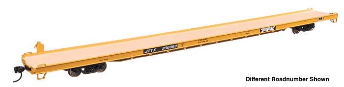 Walthers Mainline HO 5745 89' Channel Side Flatcar, Trailer-Train JTTX #930165