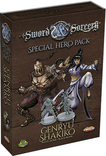 Sword & Sorcery: White/Black Monk (Genryu/Shakiko) Hero Pack