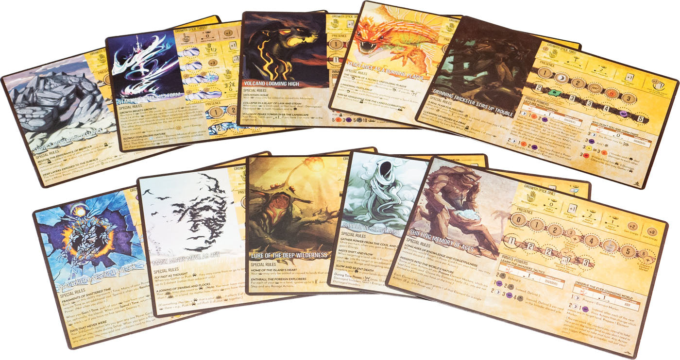 Spirit Island: Jagged Earth Foil Panels