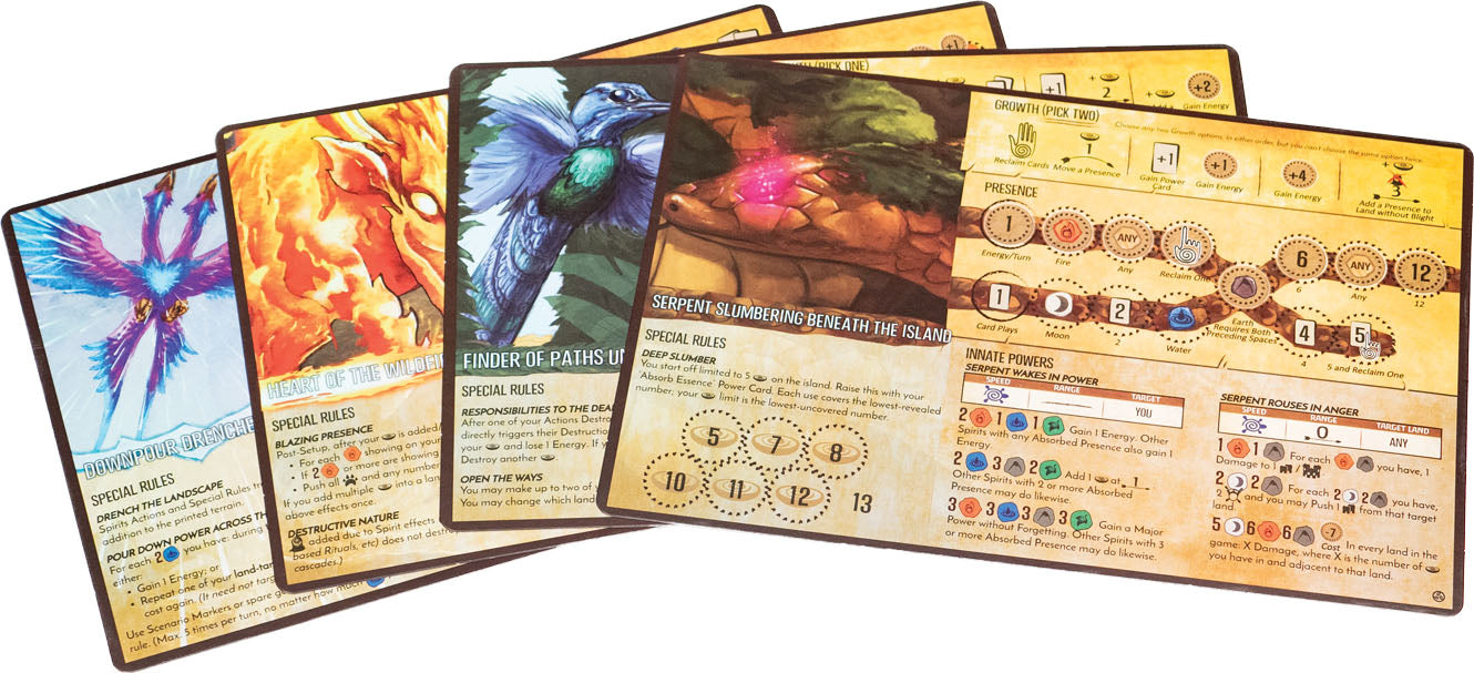 Spirit Island: Feather and Flame Foil Panels