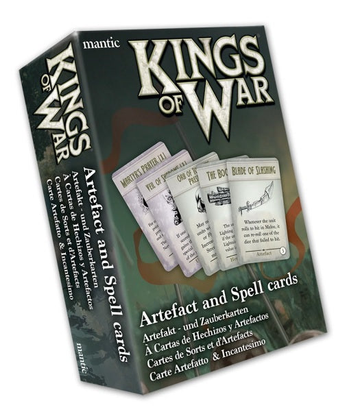 Kings of War: Spell & Artefact Cards