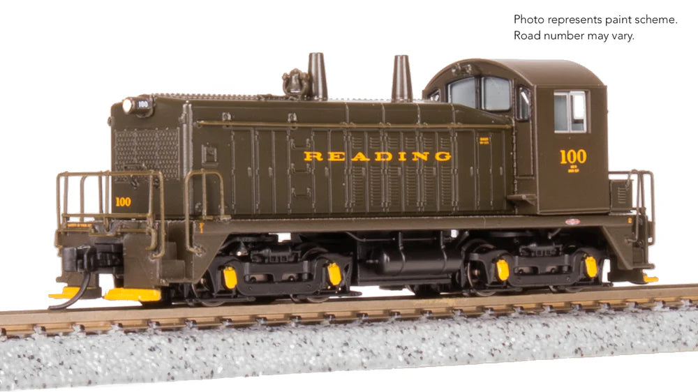 Broadway Limited Imports N 9310 EMD NW2 Switcher Locomotive Reading #100 (DCC and Paragon4 Sound Equipped)