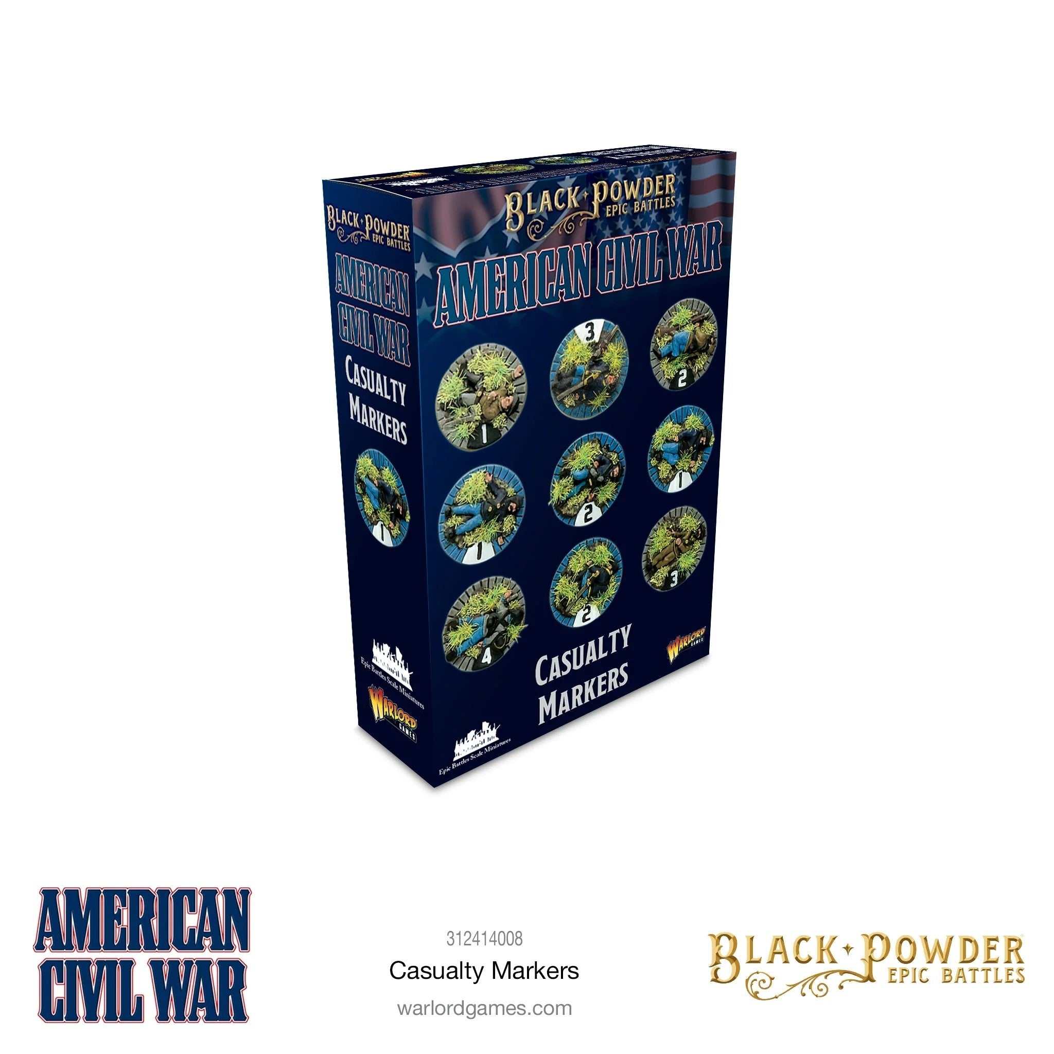 Black Powder: Epic Battles - American Civil War - Casualty Markers (15mm)
