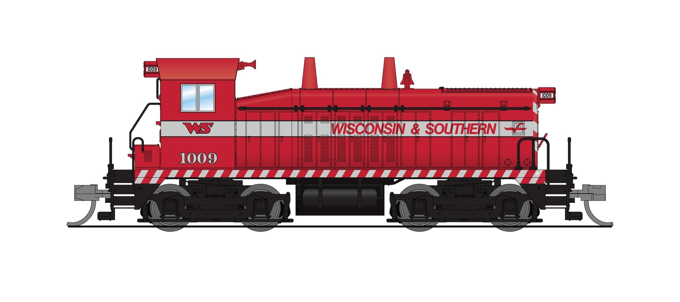 Broadway Limited Imports N 9319 NW2 Switcher Wisconsin & Southern #1009 (DCC and Sound) HOBBYTYME EXCLUSIVE