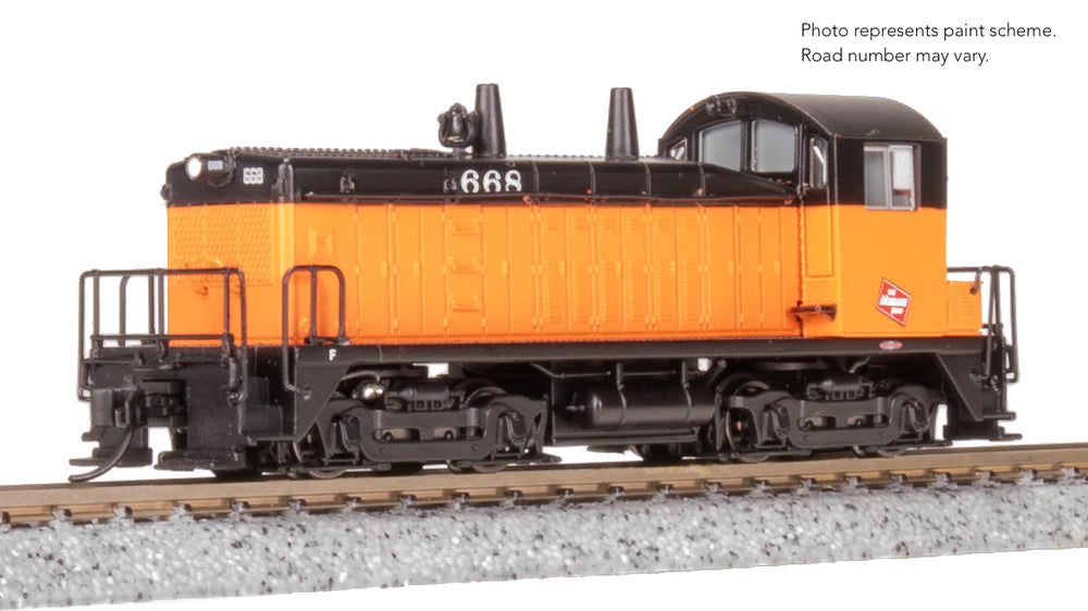Broadway Limited Imports N 9326 EMD NW2 Switcher Locomotive Milwaukee #668 (DCC Ready)