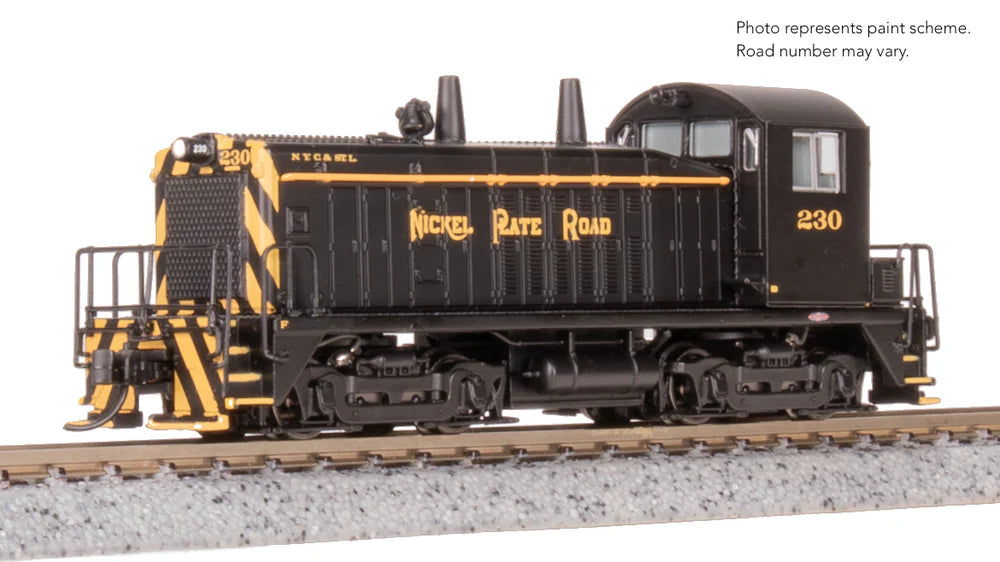 Broadway Limited Imports N 9344 EMD SW7 Switcher Locomotive Nickel Plate #230 (DCC and Paragon4 Sound Equipped)