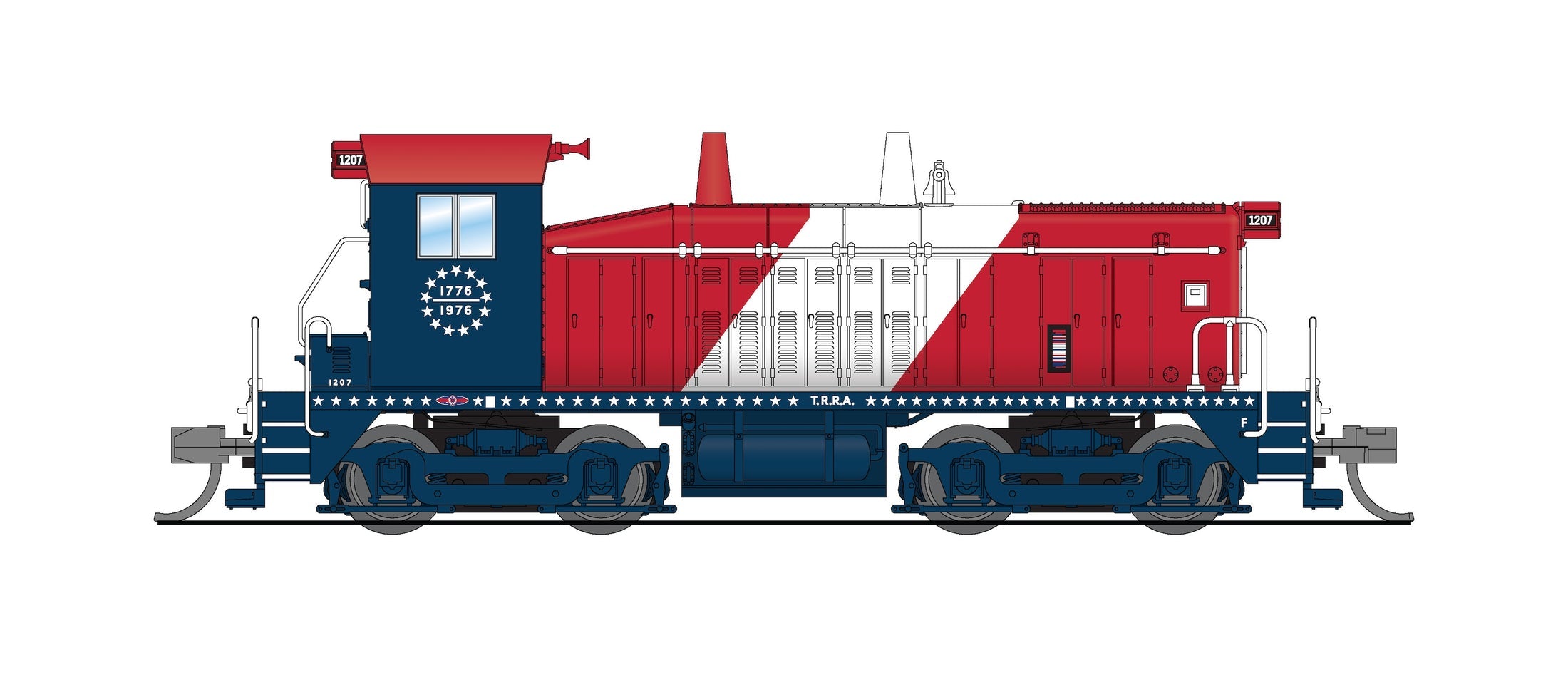 Broadway Limited Imports N 9369 SW9 TRRA #1207 (DCC and Sound) HOBBYTYME EXCLUSIVE