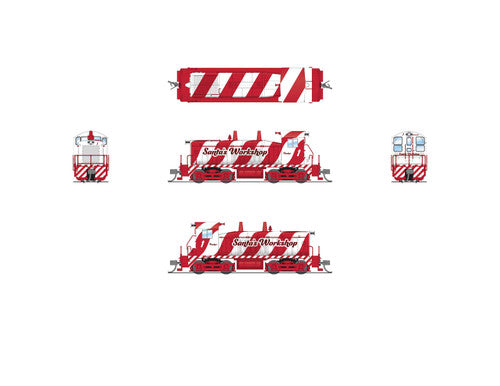 Broadway Limited Imports N 9395 EMD SW7 Switcher Locomotive Santa's Workshop #2 (DCC Ready)