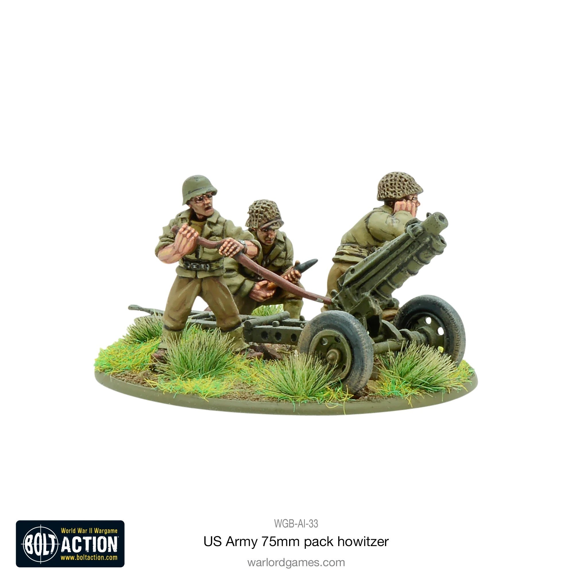 Bolt Action: US Army 75mm Howitzer Team Blister
