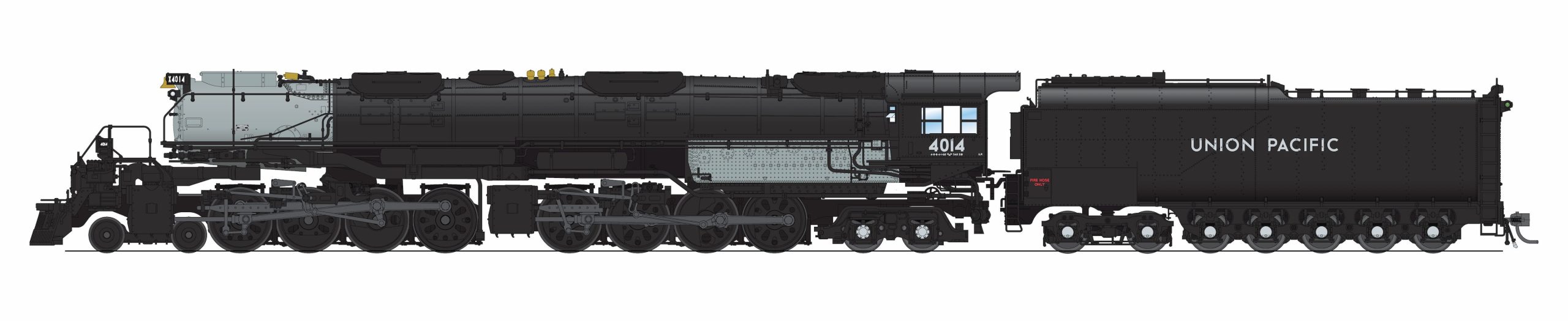BLI 9501 UP Big Boy 4-8-8-4, #4014, "The Big Boy Tour" Excursion Appearance, Paragon4 Sound/DC/DCC, Smoke, HO