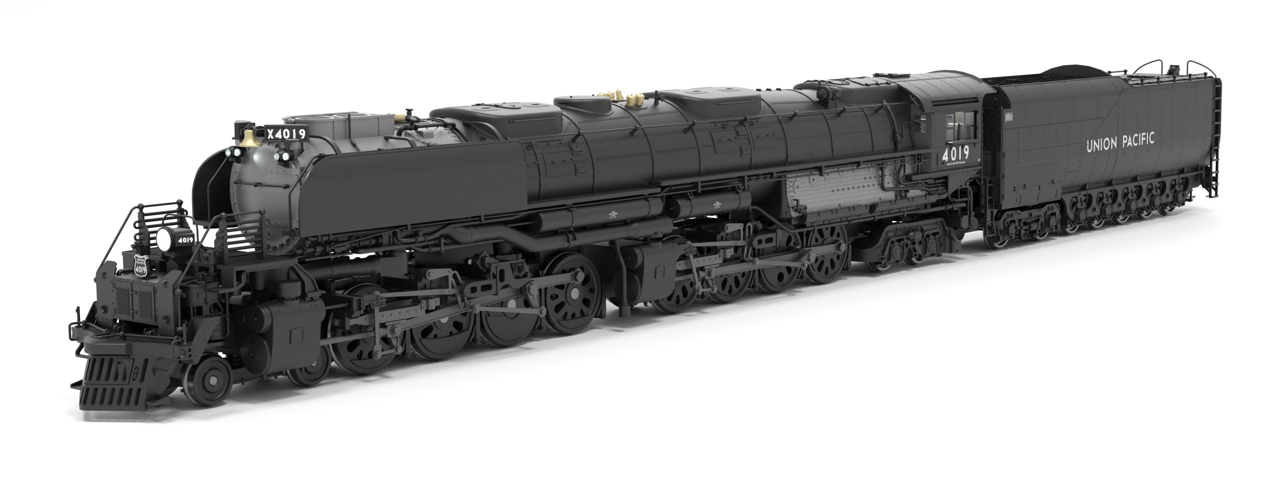 BLI 9502 UP Big Boy 4-8-8-4, #4019, w/ Experimental Smoke Deflectors, Paragon4 Sound/DC/DCC, Smoke, HO