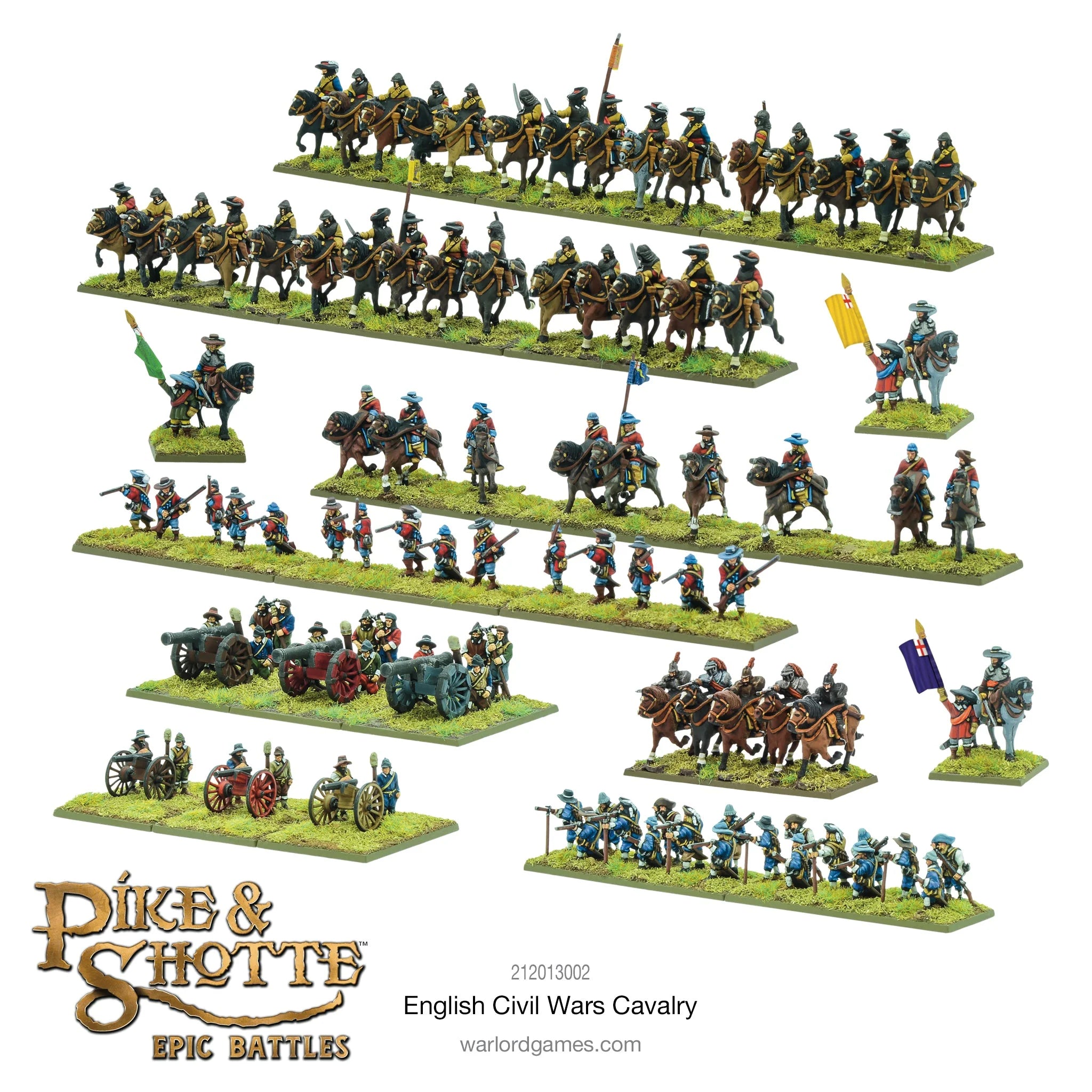 Pike & Shotte Epic Battles: English Civil Wars Cavalry (15mm)