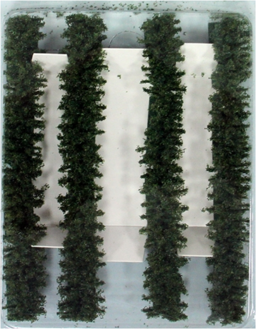 JTT Trees & Shrubs 95615 HEDGEROWS 3/4'x1'x6', HO