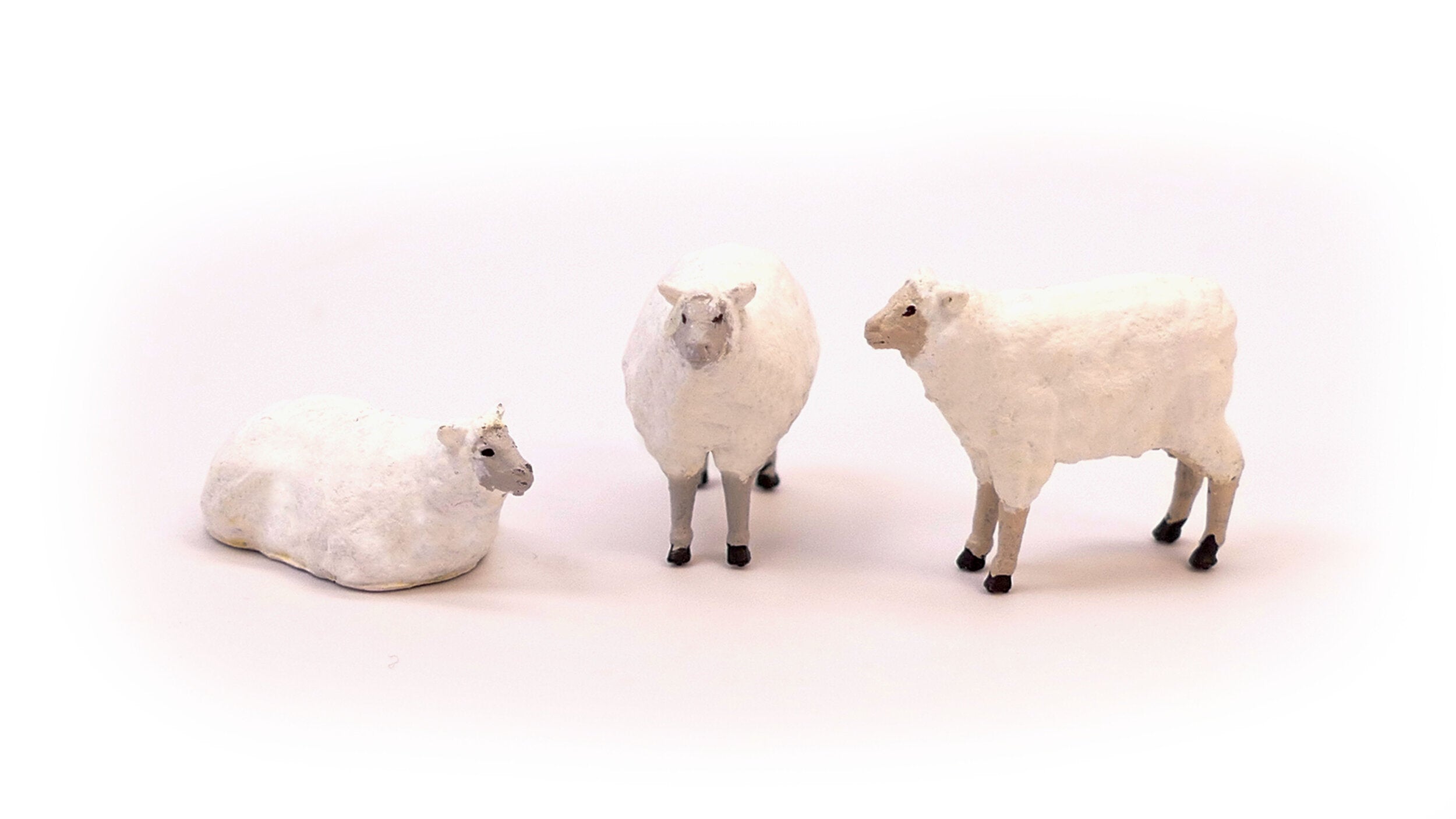 PREORDER All Scale Miniatures HO 871963 Sheep (5-Pack) | 7.46