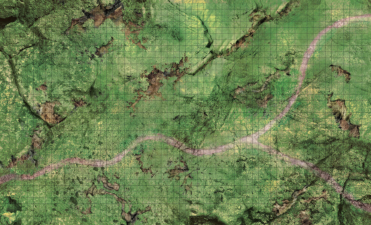 Dungeons & Dragons: Icons of the Realms - Bluffs Battle Mat