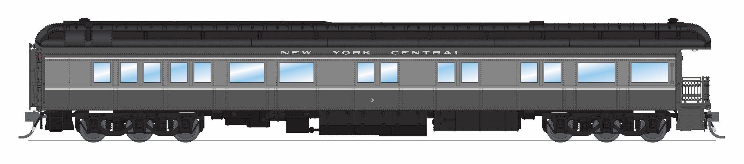 PREORDER Broadway Limited Imports HO 9723 Business Car, New York Central #3