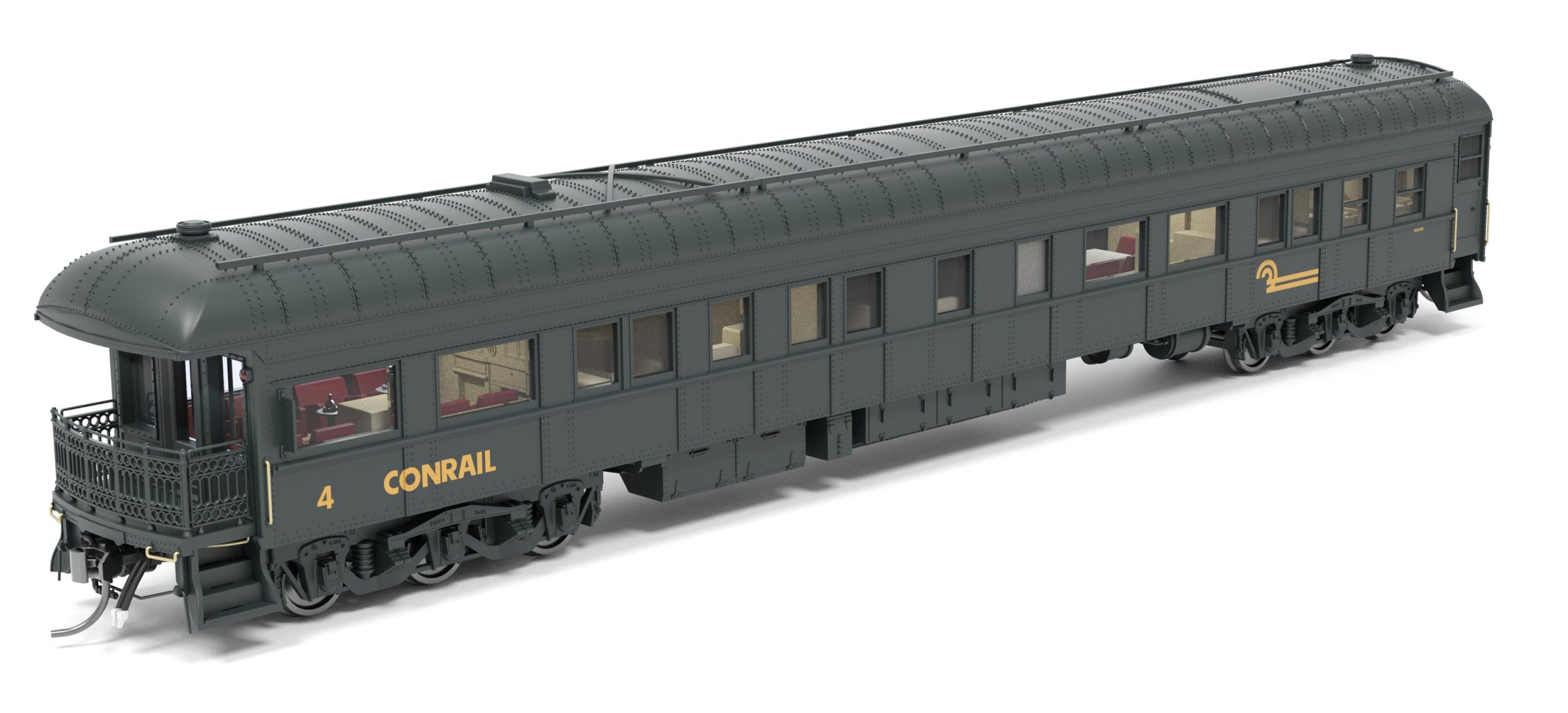 PREORDER Broadway Limited Imports HO 9727 Business Car, Conrail #4