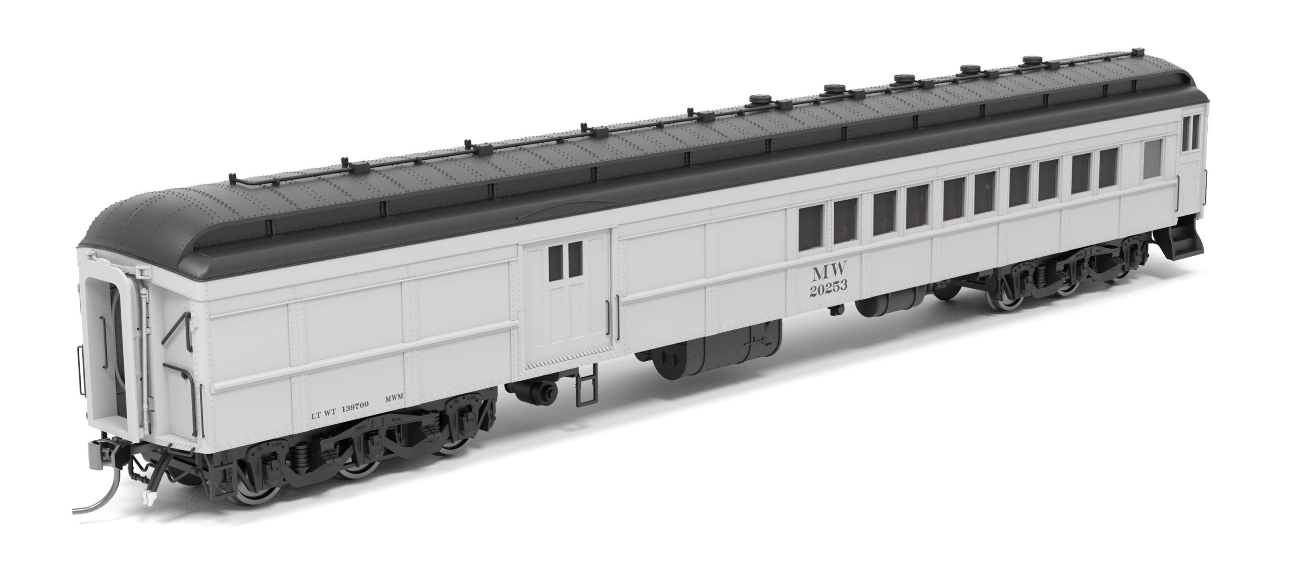PREORDER Broadway Limited Imports HO 9748 Baggage-Combine Car, Maintenance of Way #20253