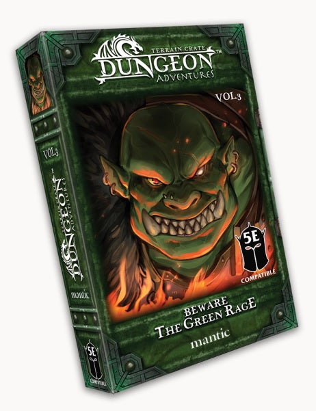 TerrainCrate: Dungeon Adventures Vol. 3 - Beware the Green Rage (Mantic Essentials)