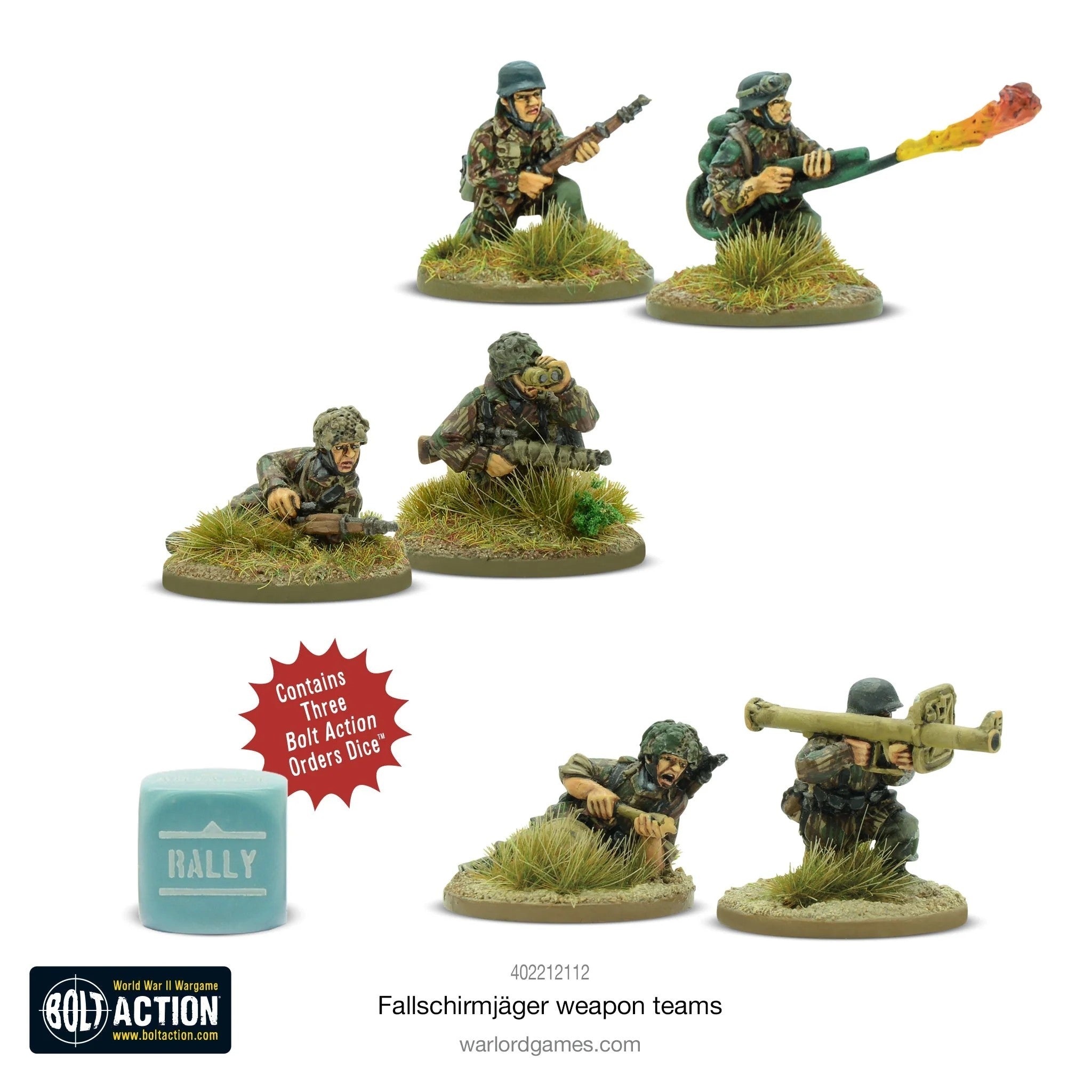 Bolt Action: Fallshirmjager Weapons Team
