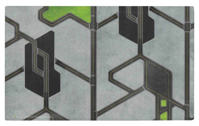 BattleTech: BattleMat - FieldTech Alpha Strike Lunar/City