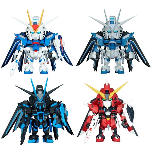 Bandai BNESH23350 4" MINI GUNDAM SEED 8PCS