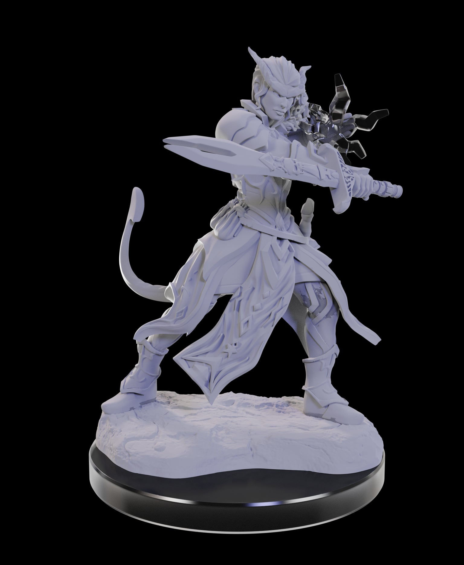 Dungeons & Dragons Nolzur's Marvelous Unpainted Miniatures: W22 Tiefling Warlocks
