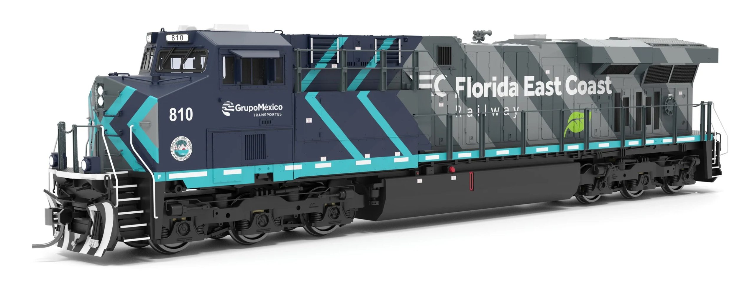 PREORDER Broadway Limited Imports HO 9871 GE ES44AC Diesel Locomotive, Florida East Coast #815