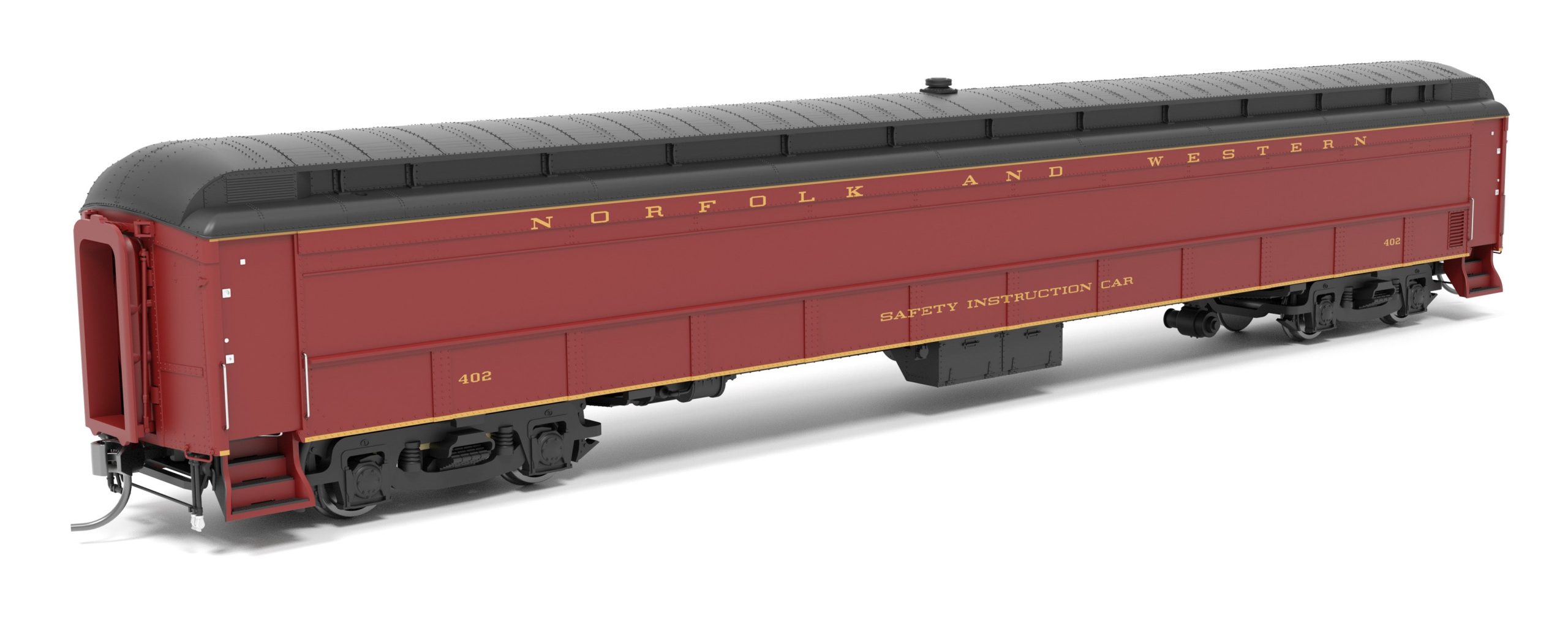PREORDER Broadway Limited Imports HO 9934 Railroad Instruction Car, Norfolk & Western #402