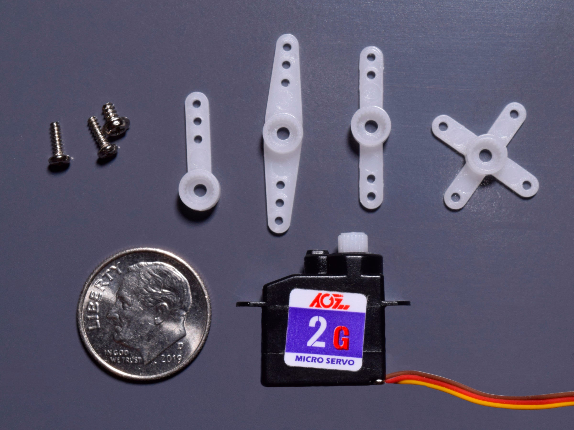 AGF C02CLS Ultra Micro Servo 0.110 Kg (1.5 oz in) 0.06 sec - 2.2g