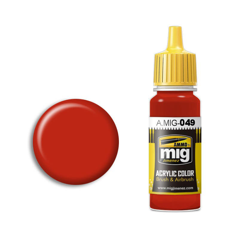 Ammo Mig 0049 RED ACRYLIC