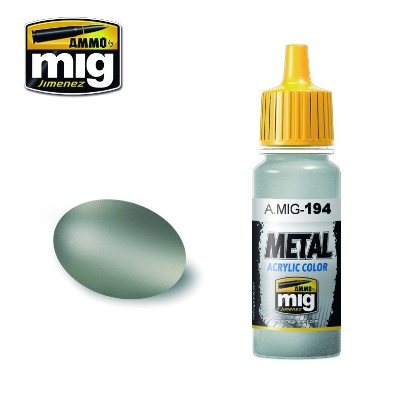 Ammo Mig 0194 METALLIC MATT ALUMINIUM