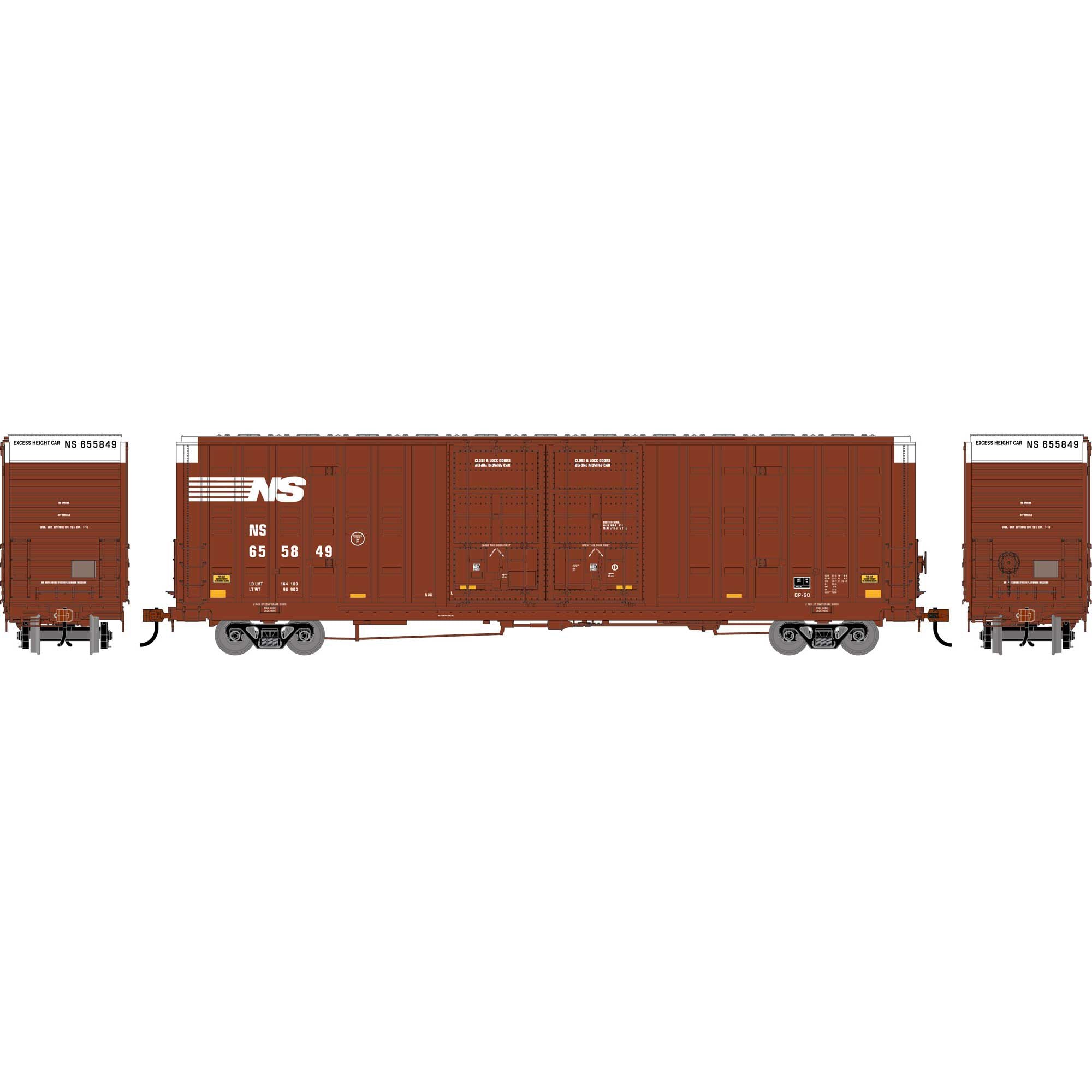 PREORDER Athearn ATH-2500 HO 60' Berwick Box Car, NS #655849