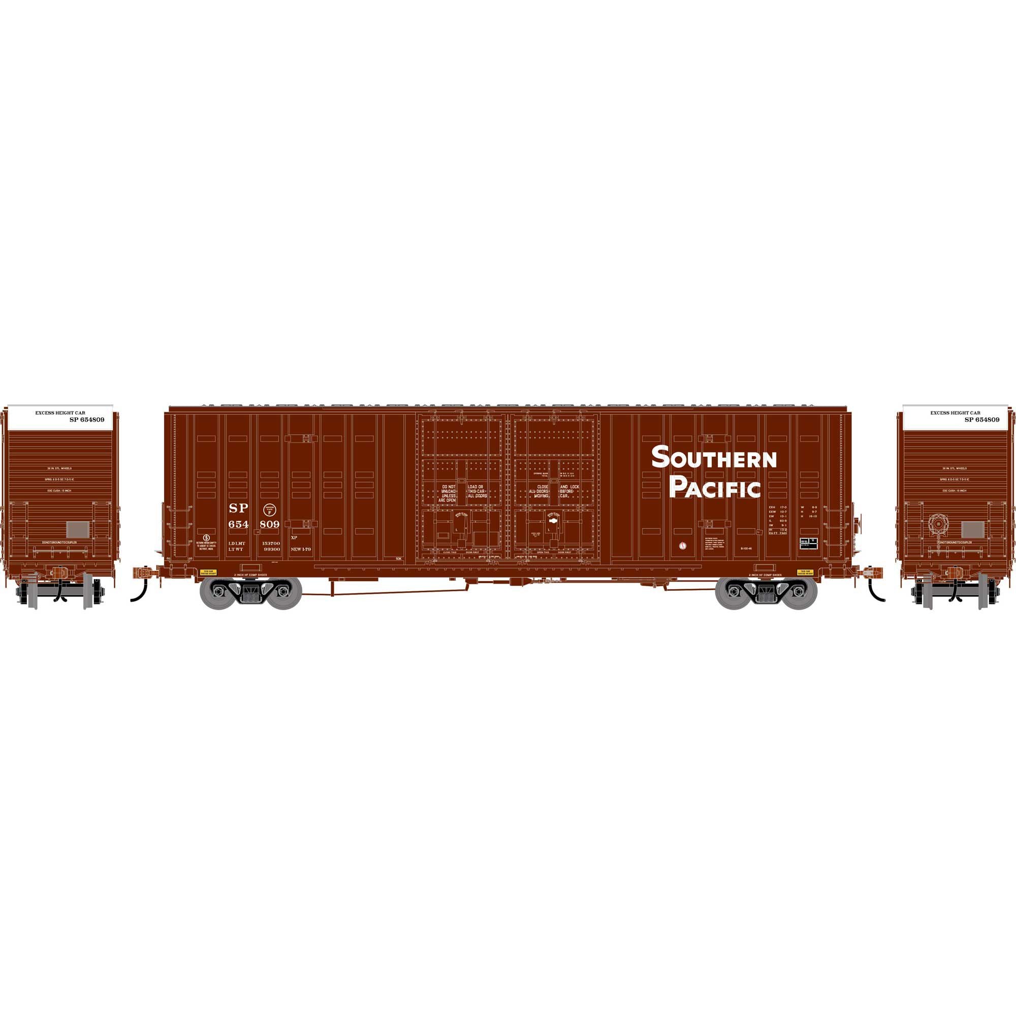 PREORDER Athearn ATH-2503 HO 60' Berwick Box Car, SP #654809