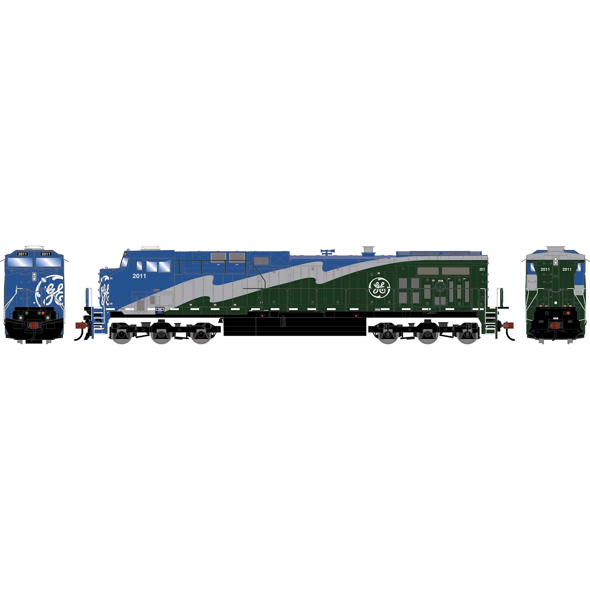 PREORDER Athearn HO 2576 GE AC4400CW Diesel Locomotive, General Electric #2011 | 166.17