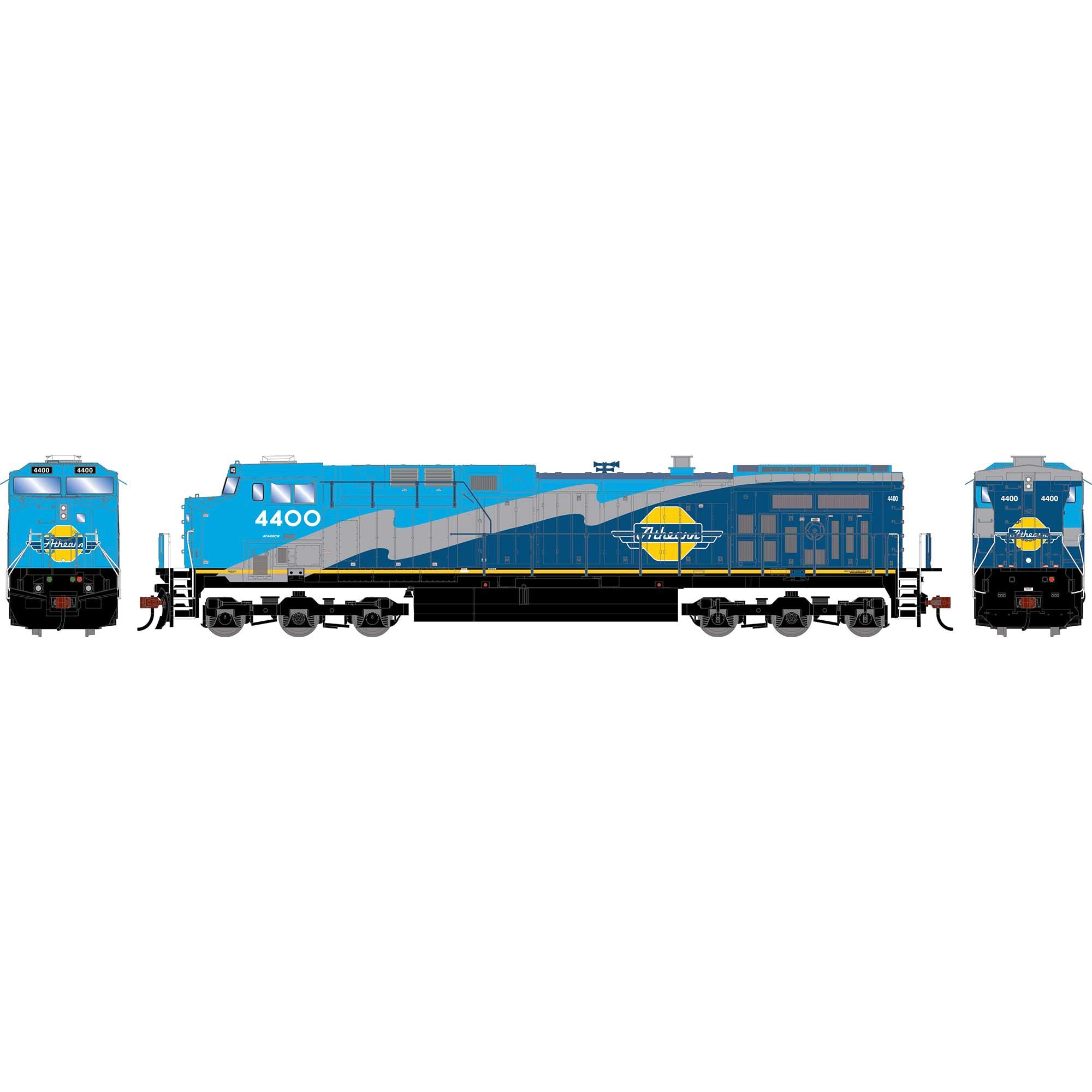 PREORDER Athearn HO 2577 GE AC4400CW Diesel Locomotive, Athearn #4400 | 166.17