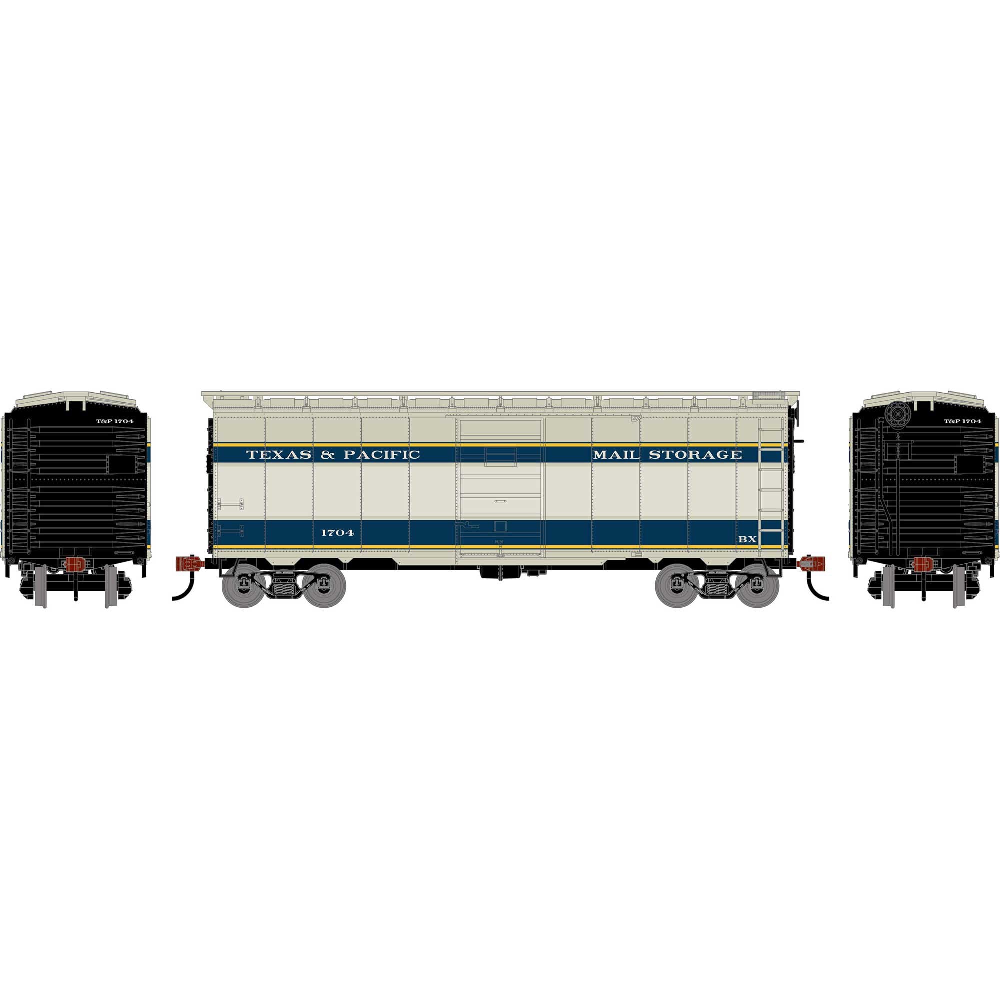 PREORDER Athearn HO ATH-2628 40ft Superior Door Box Car, Texas & Pacific #1704