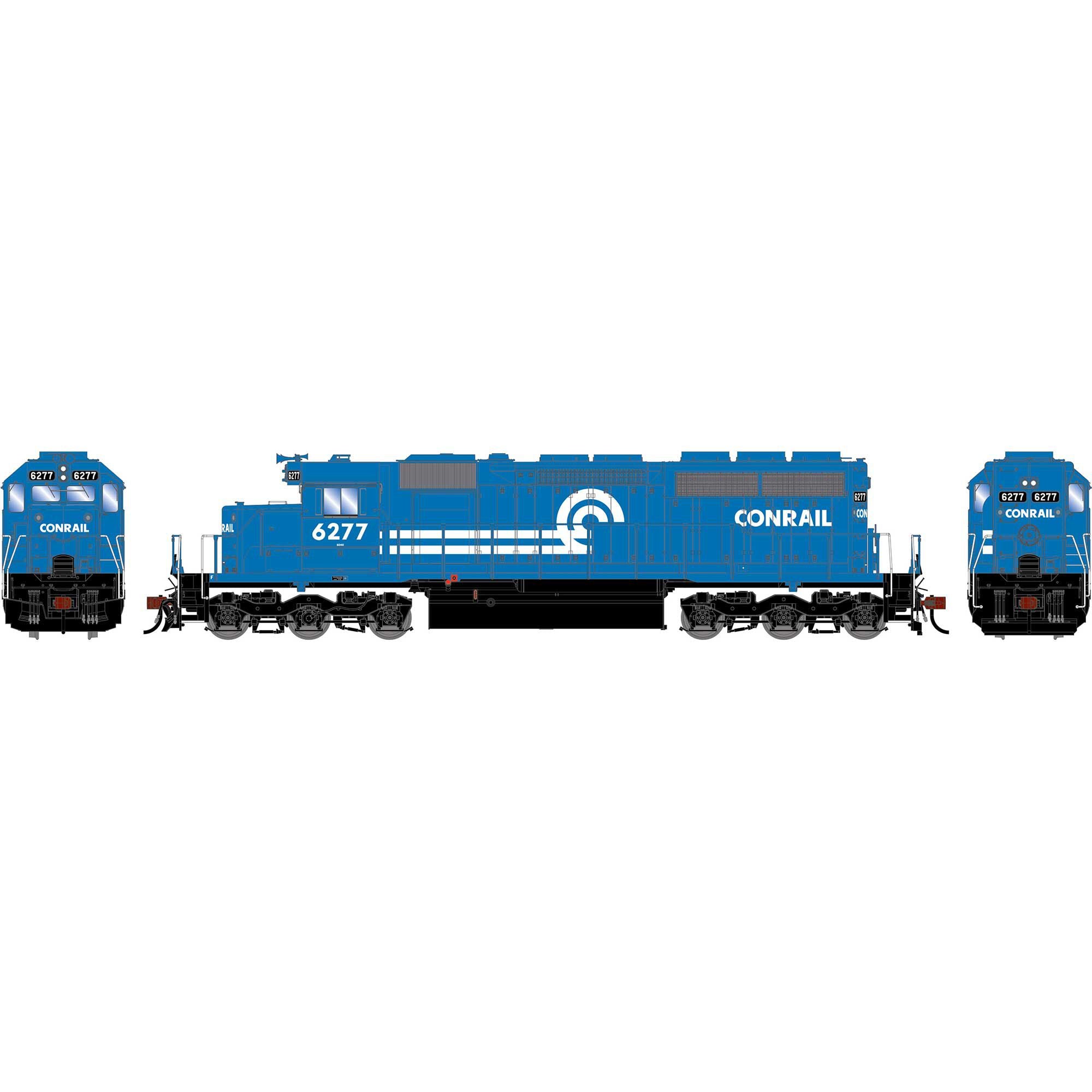 PREORDER Athearn HO 2846 SD40 Diesel Locomotive, Conrail #6277 | 161.14