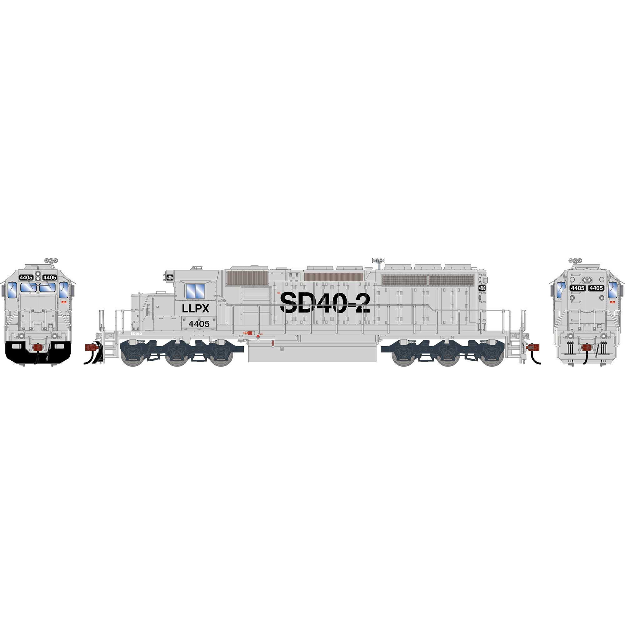 PREORDER Athearn HO 2970 SD40-2 Locomotive, Locomotive Leasing Partners #4405