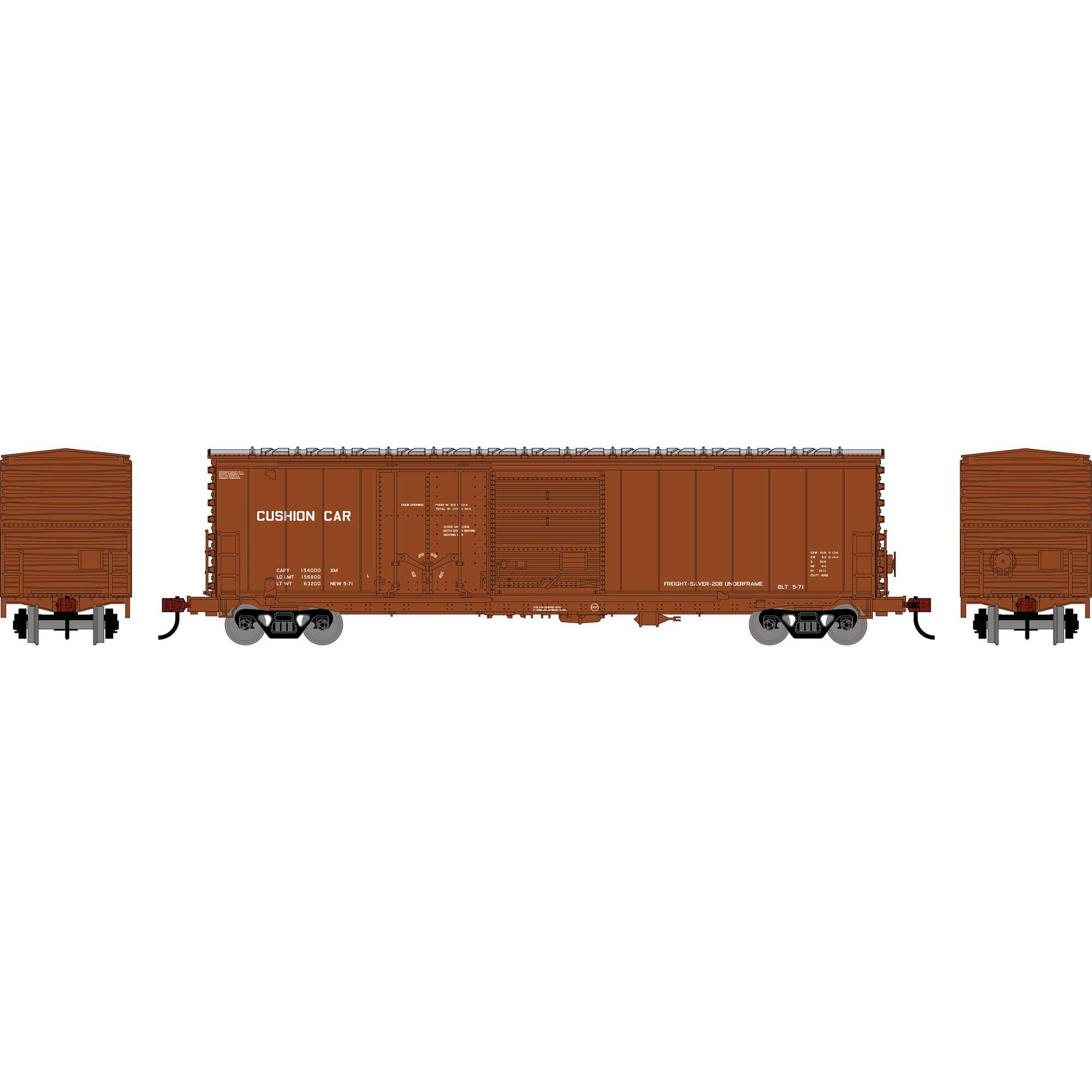 PREORDER Athearn HO 3044 50' ACF Combination Door Box Car, Data Only