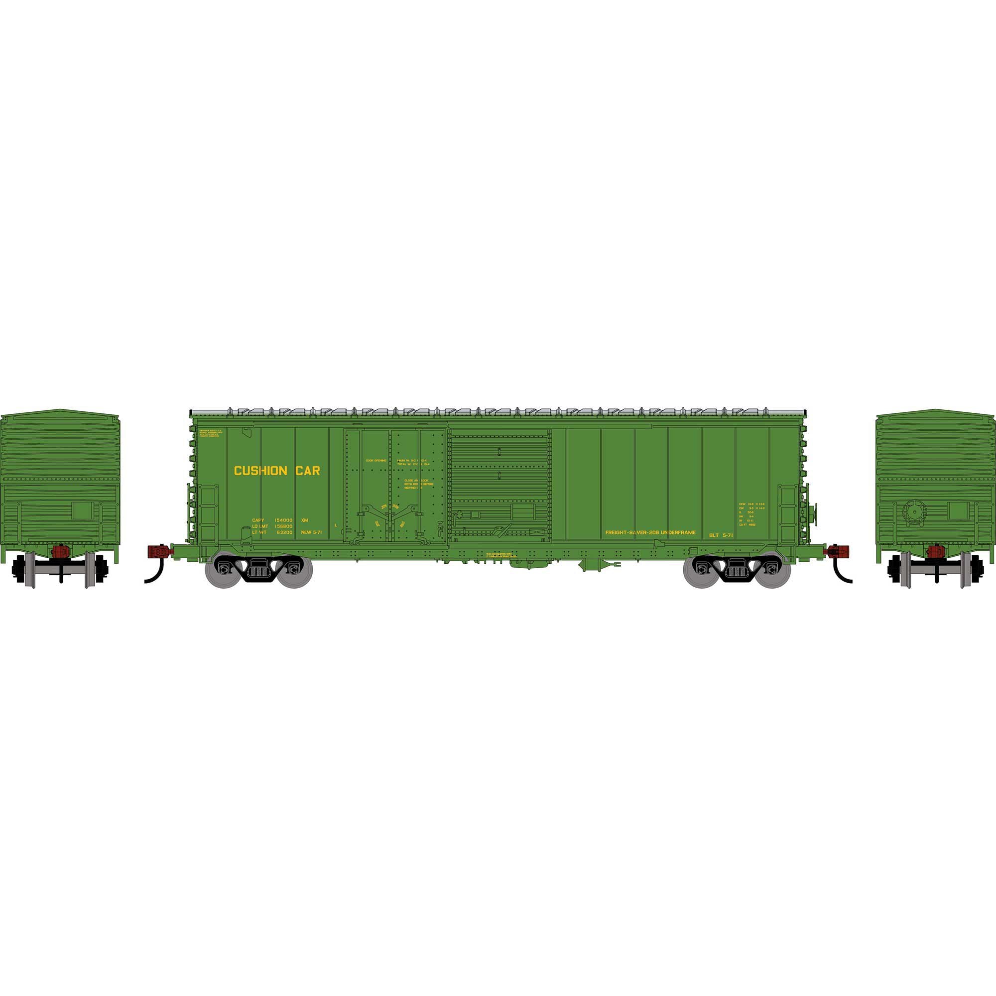 PREORDER Athearn HO 3045 50' ACF Combination Door Box Car, Data Only